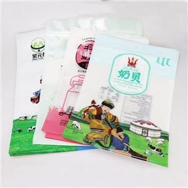 Lèt Flake anbalaj Zip sak